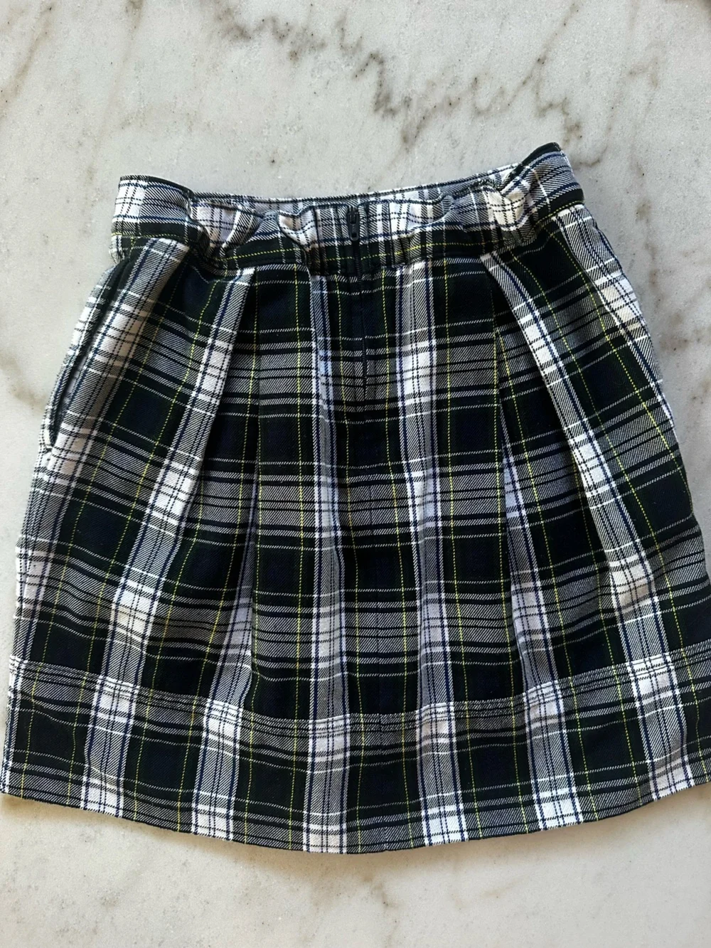 Lands End School Uniform Girl Plaid Top of Knee Skort   | Lands End Skort